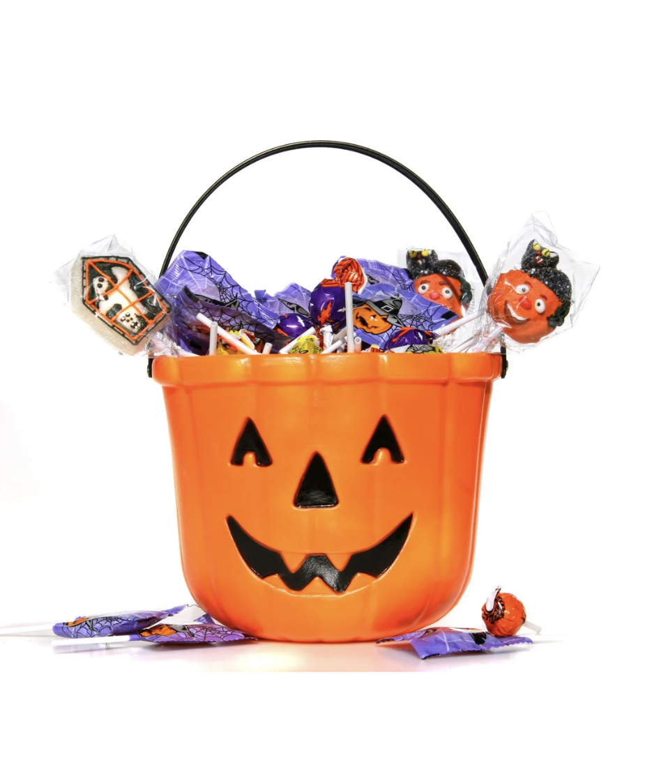 Halloween bucket of candy